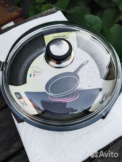 Сковорода чугунная с крышкой