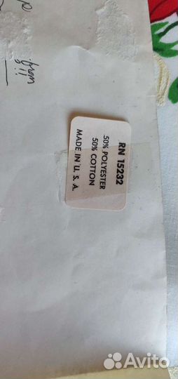 Скатерть и 6 салфеток рождество США