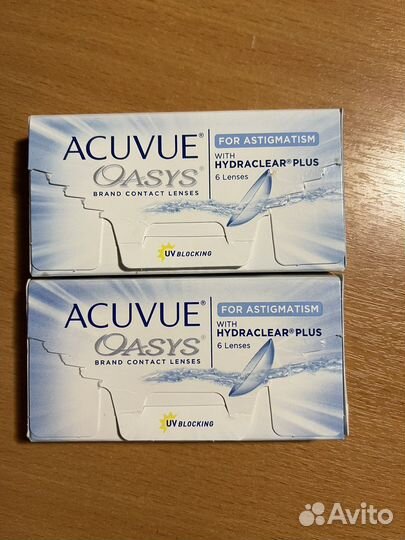 Динзы контактные Acuvue Oasys for Astigmatism