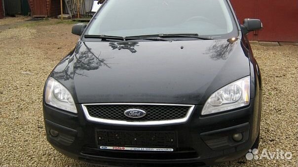 Бампер Фокус 2 2005-2008 Черный Panther Black