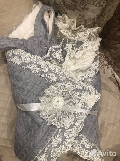 Конверт на выписку для мальчика зима