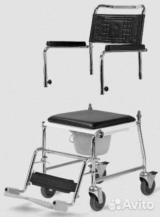 Кресло-каталка с санитарный оснащением