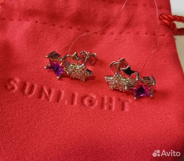 Серьги серебро