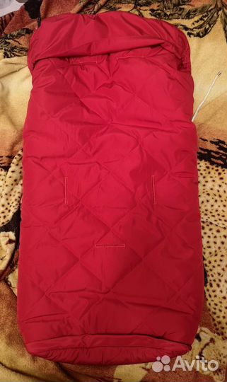 Меховой конверт в коляску/санки