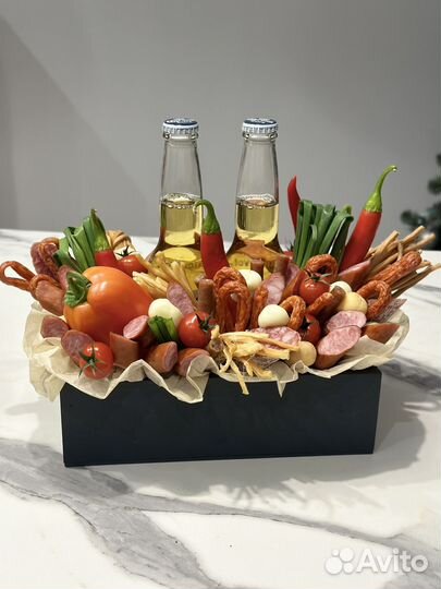 Съедобные букеты для мужчин на праздник