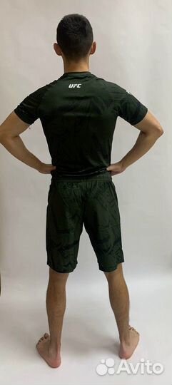 Комплект- (футболка и шорты) UFC Green
