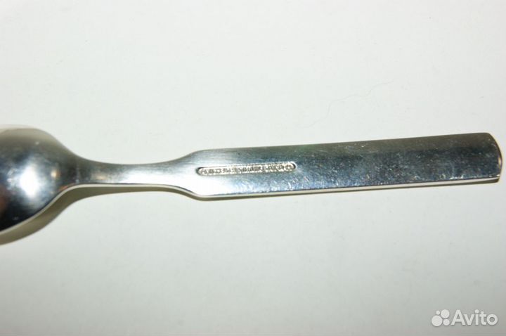 Антик серебро 925 ложка эмаль A.michelsen