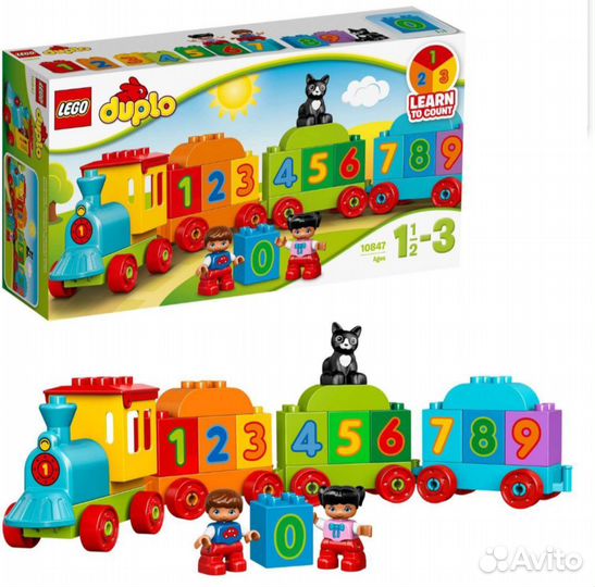 Конструктор lego duplo поезд