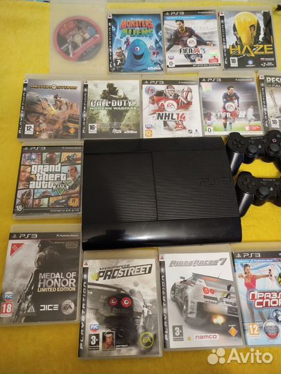 Sony playstation 3 super slim прошитая
