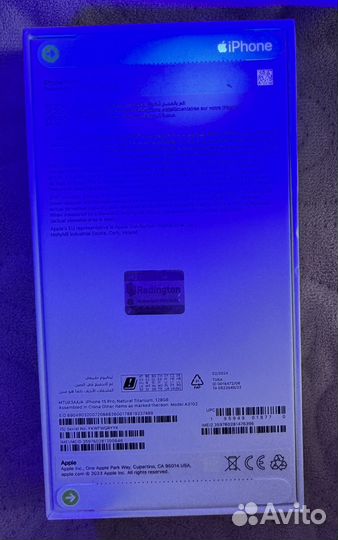 iPhone 15 Pro, 128 ГБ