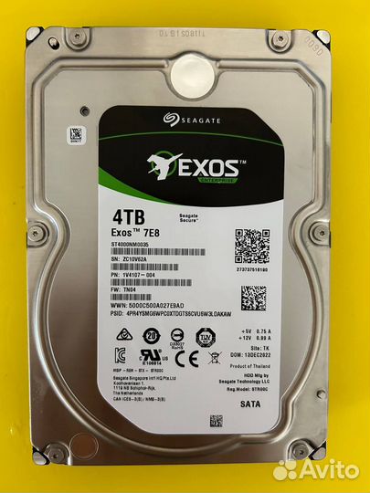 Seagate Enterprise 4 тб 3,5 