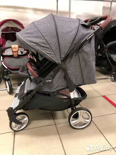 Коляска для двойни Carrello Connect с люльками