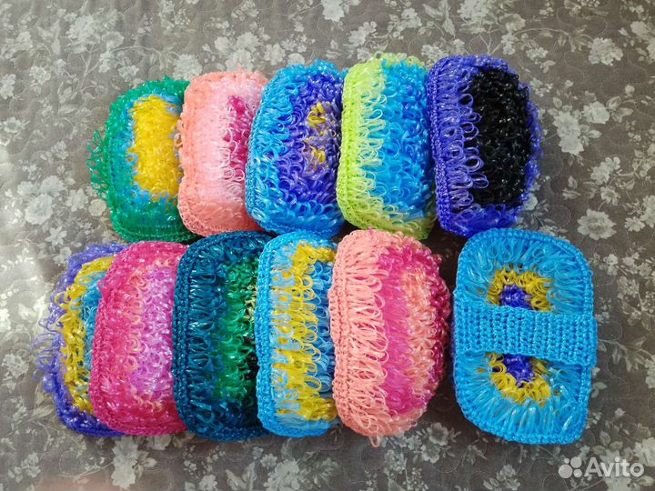 Мочалка ручной работы