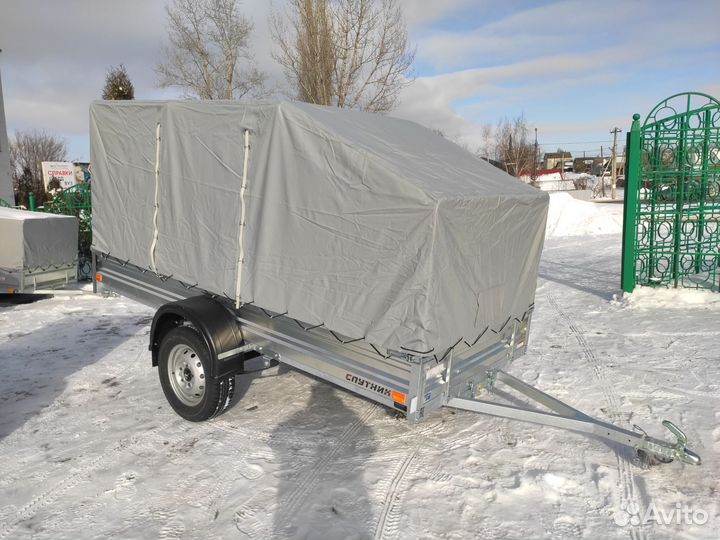 Прицеп Спутник Эксперт 3515/33, R-16 с тентом