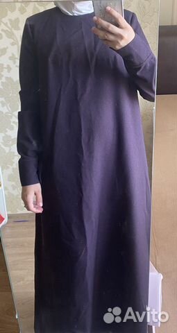 Платье мусульманское свободного кроя трапеция