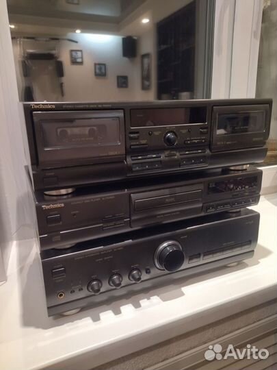 Стереосистема, музыкальная стойка technics