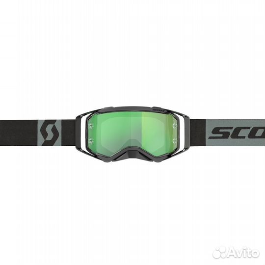 Очки scott Prospect black/grey/green зеркальные