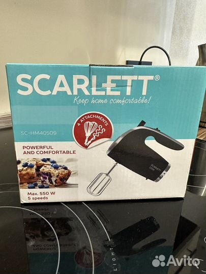 Новый Миксер Scarlett 550Вт