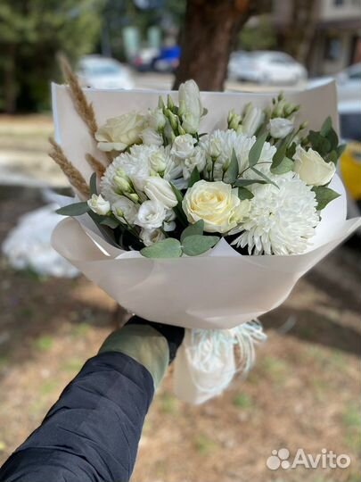 Живые цветы букеты