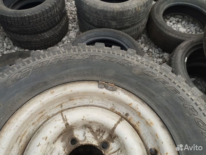 Резина грязевая УАЗ, R-15 на дисках