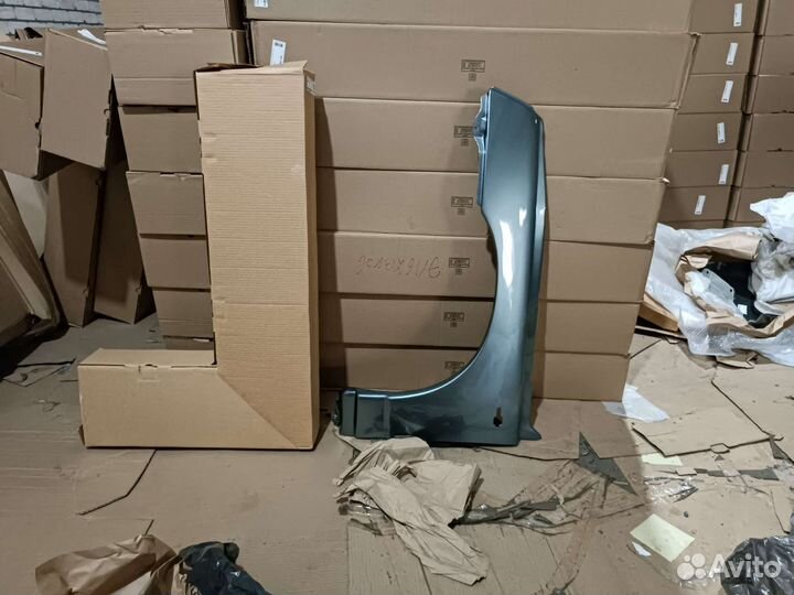 Крыло левое ваз 2110 2112 средний серо-зеленый