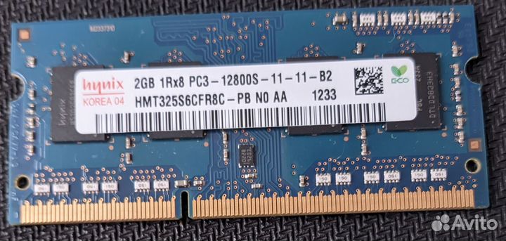 Модуль DDR3 Hynix 2GB