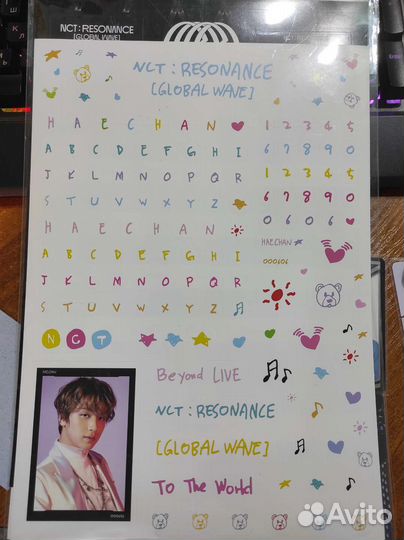 Наклейки nct: resonance Хэчан