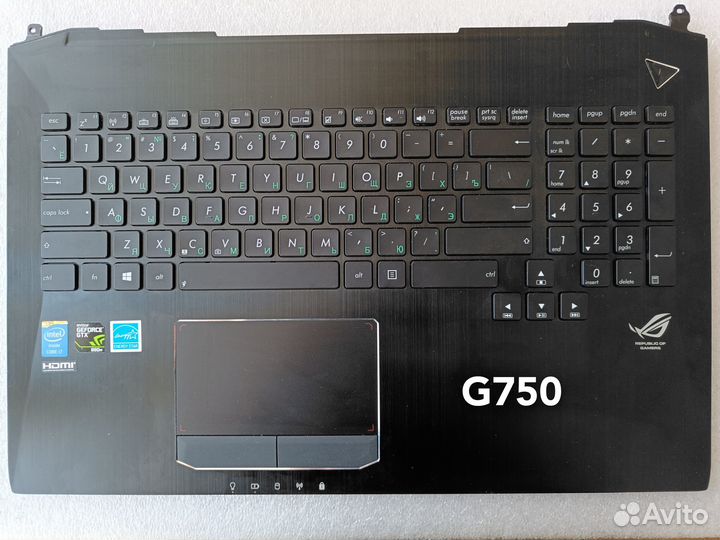 Asus GL753 G750 FA506 FX506 X705 N705 др запчасти