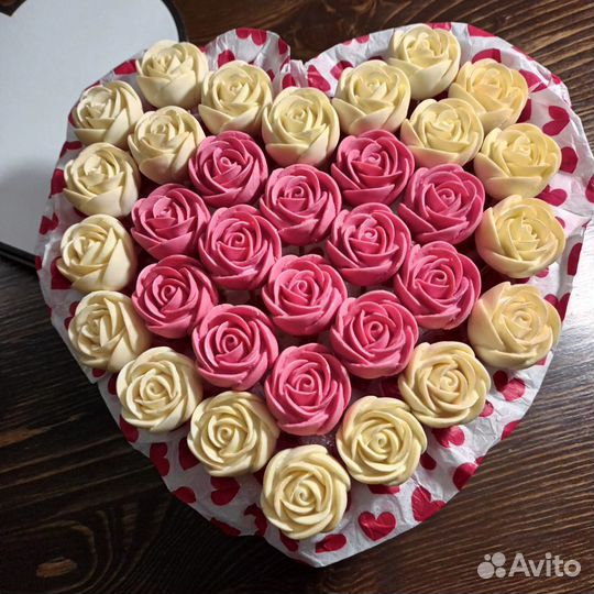 Букеты из шоколадных цветов