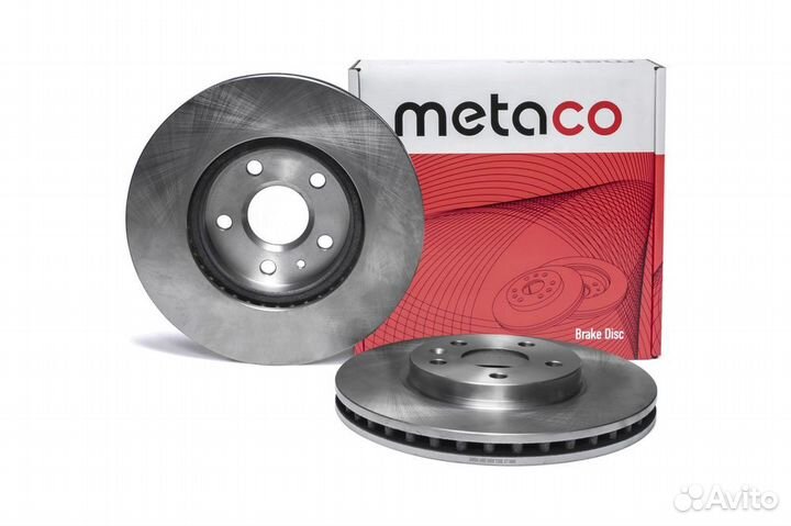 Metaco 3050-185 Диск тормозной передний вентилируе