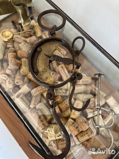 Антикварный утюг, для удаления косточек, миниатюры