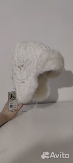 Шапка ушанка женская