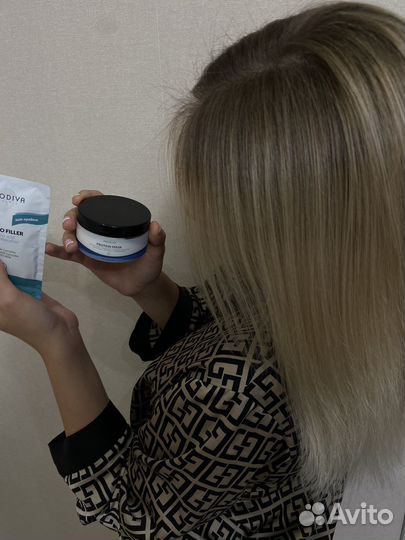 Кератиновое выпрямление ботокс волос нанопластика