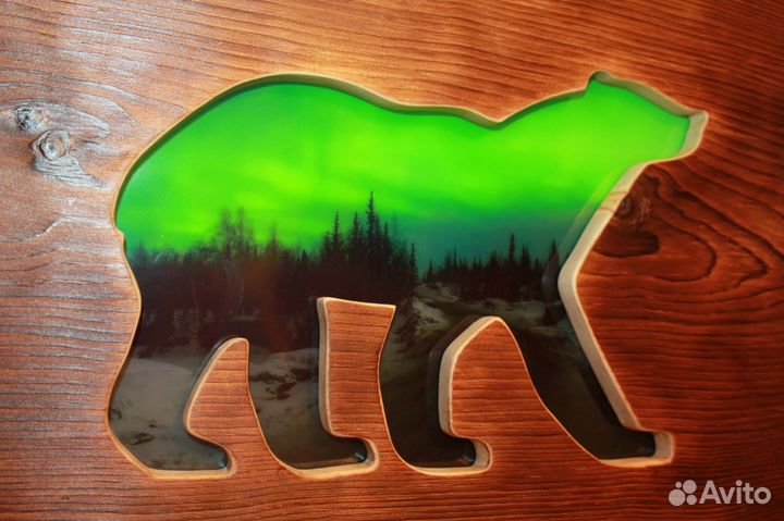 Медведь - панно 2