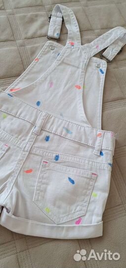 Джинсовый комбинезон Benetton для девочки 104