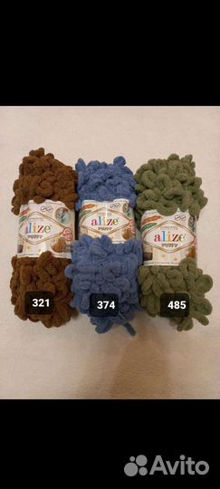 Пряжа alize puffi в ассортименте