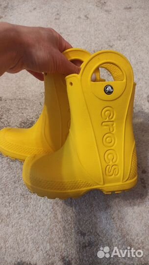 Детские резиновые сапоги crocs 24-25 размер c8