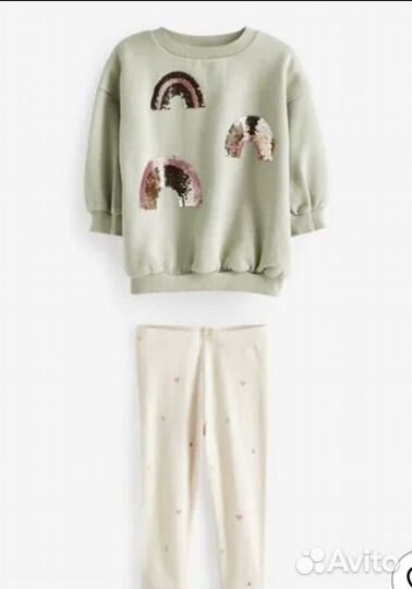 Костюм Next свитшот и лосины 5-6 лет