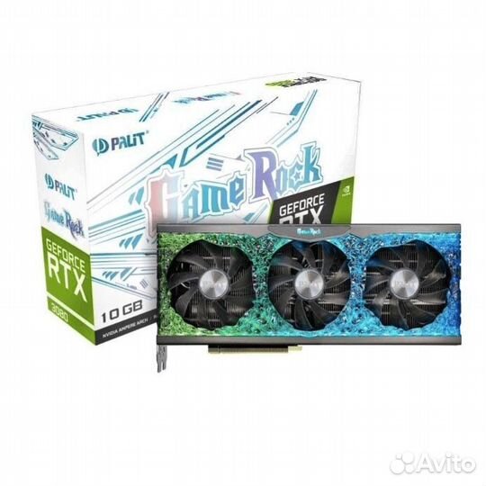 Видеокарта Rtx3080 Palit Gamerock 10gb