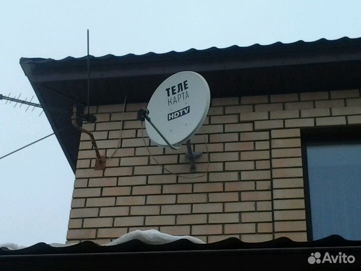 Спутниковая тарелка Теле карта hdtv