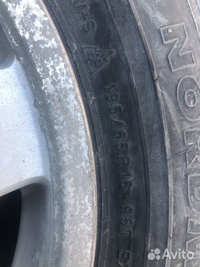 Колеса в сборе r15 зимние