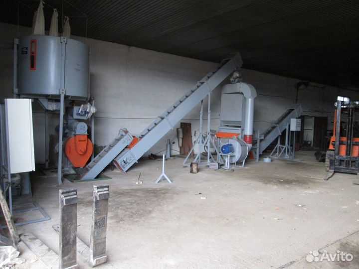 Линия гранулирования опила