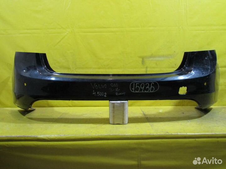 Бампер задний Volvo S60 13-18г 15936