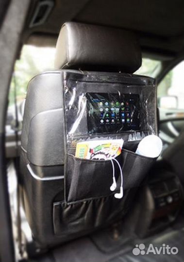 Защита сиденья от грязных ног ребенка, органайзеры