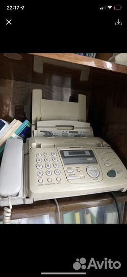 Факс-телефон Panasonic KX-FP153 в раб.состоянии