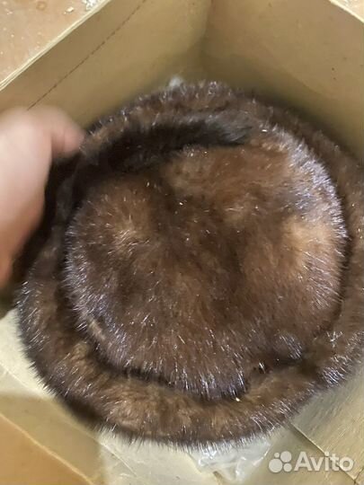 Шапка норковая новая