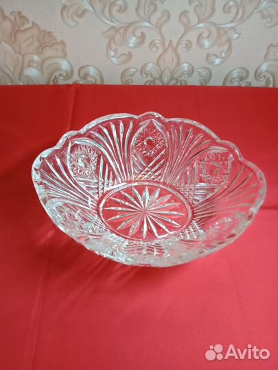 Салатник хрустальный