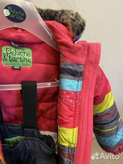 Зимний костюм для девочки 86-92
