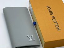 Новый бумажник Louis Vuitton Brazza серый