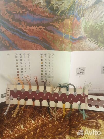 Схема для вышивания крестом Риолис